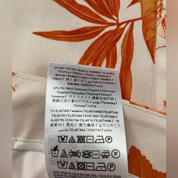 Marciano Print Pattern Skinny Pants - Size M - Picture 12 of 14